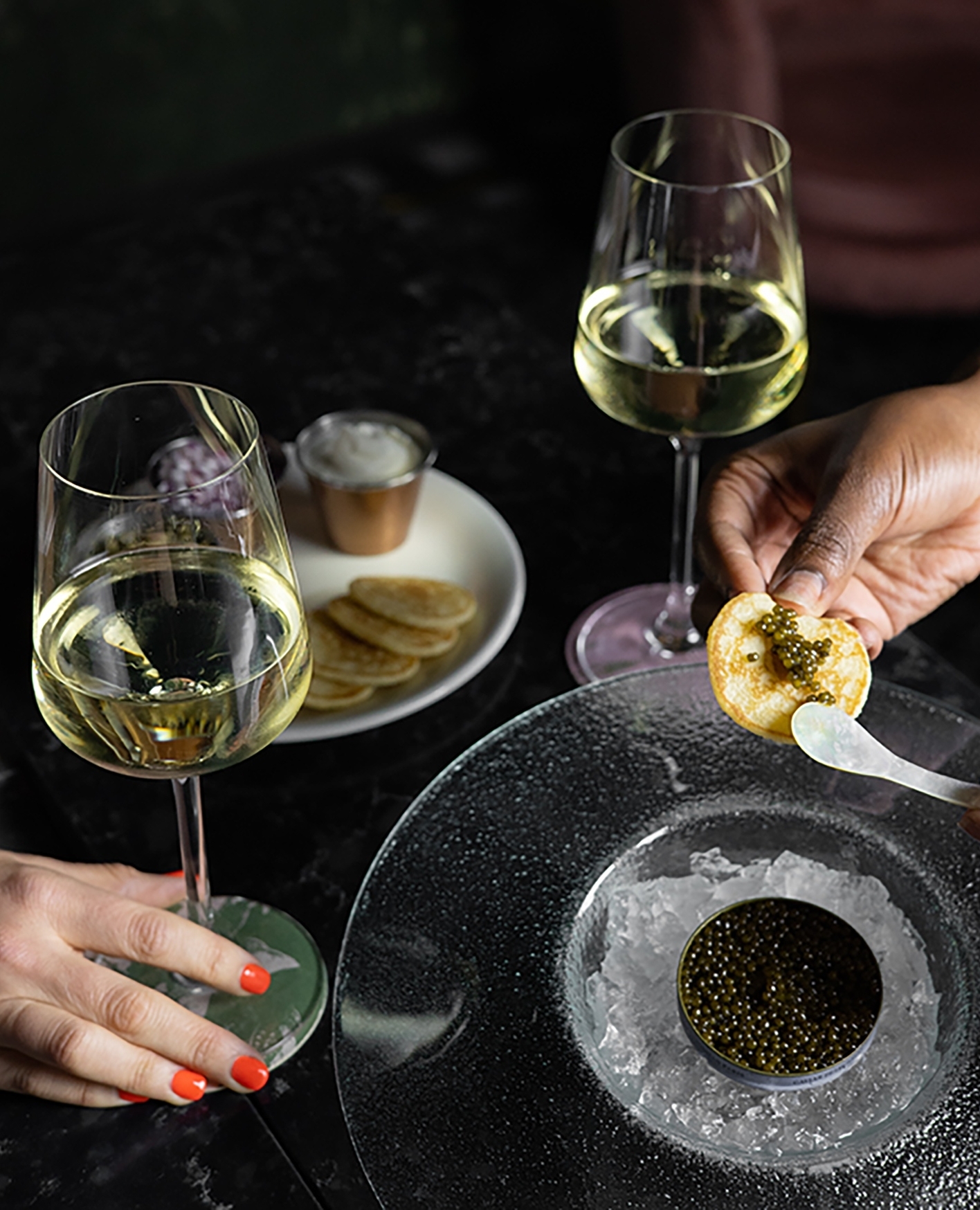 Champagne problems? Never heard of them. Especially when caviar's included.