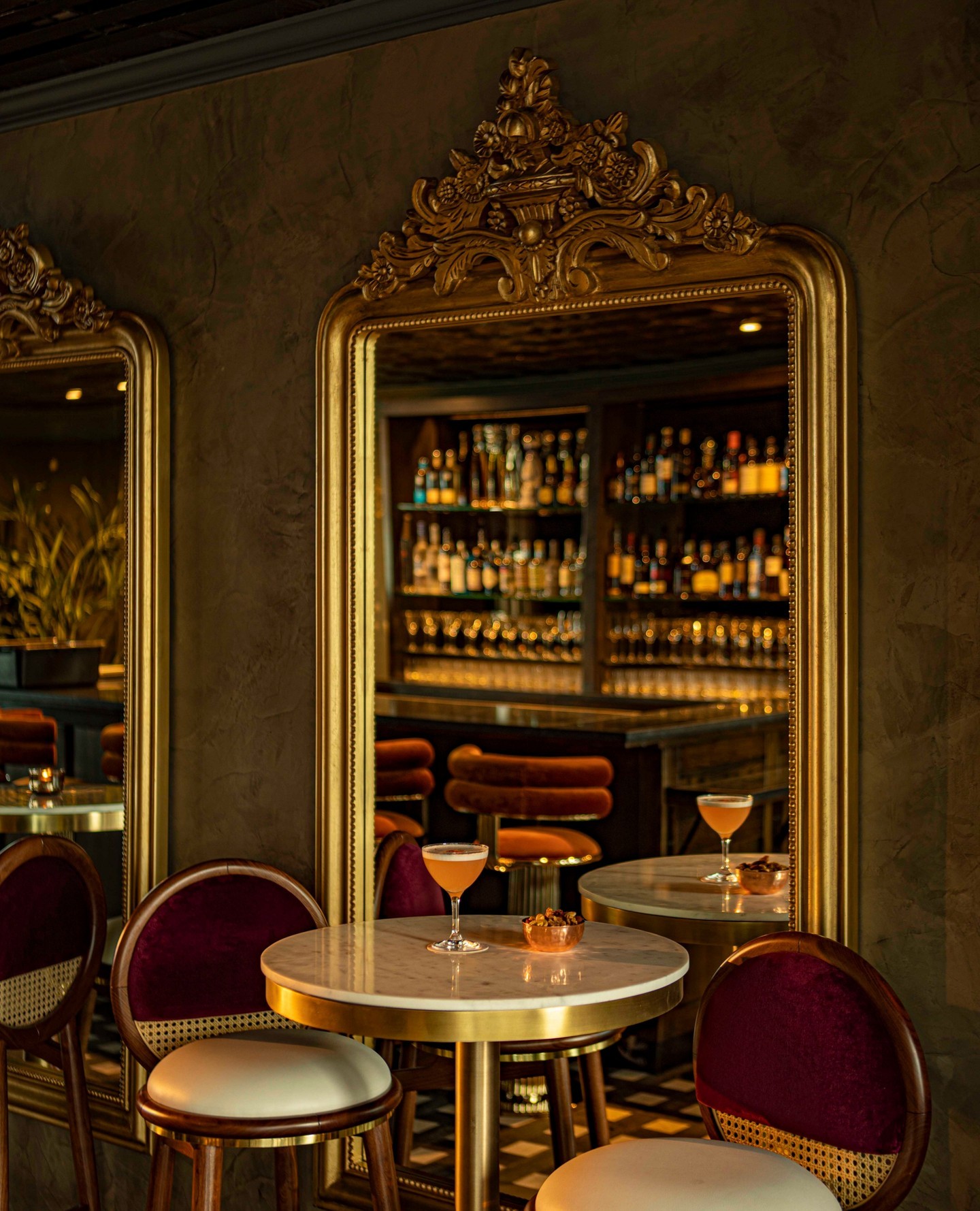 Clandestine corners are our preference.  Meet your darling here for a drink.